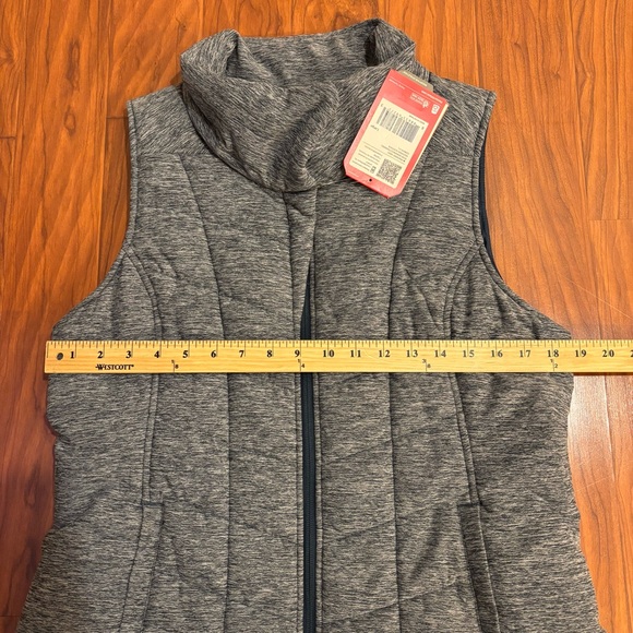 NWT The North Face Pseudio Vest Womens Large Heather Blue Puffer Performance - Picture 3 of 5